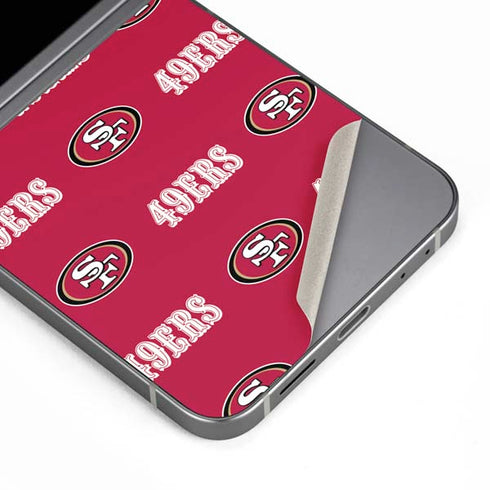 NFL San Francisco 49ers Blitz Series Galaxy Z Flip6 Skin